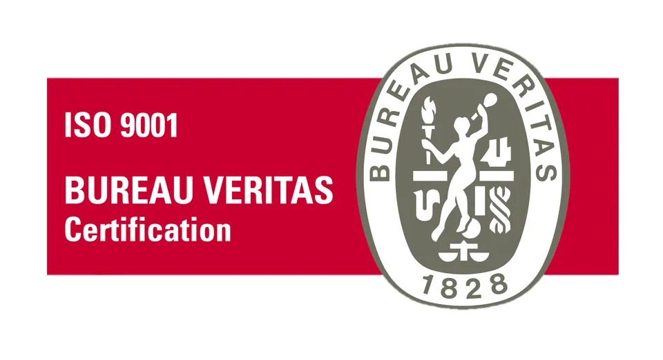 เครื่องหมายรับรอง ISO 9001 จาก Bureau Veritas